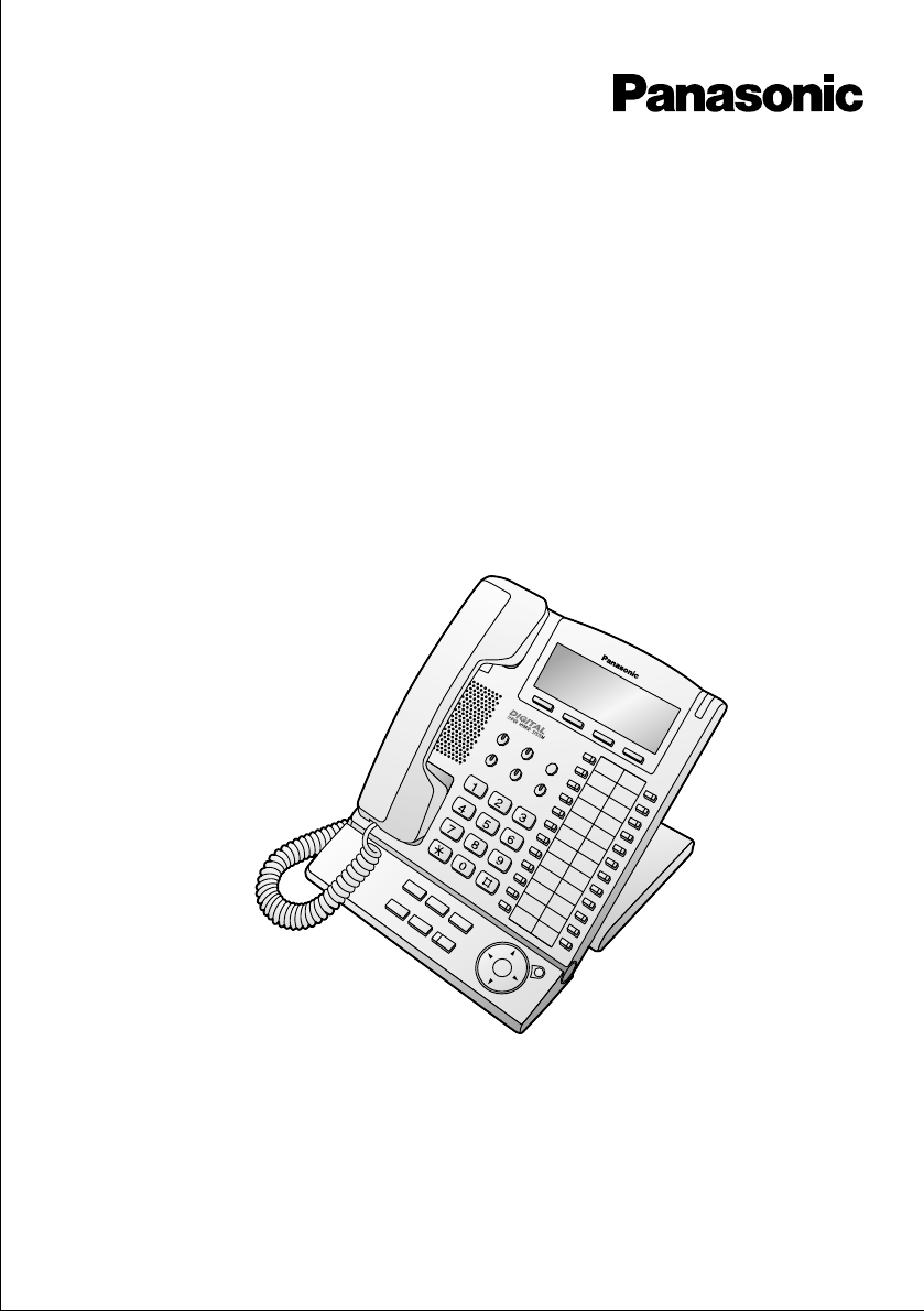 Panasonic KX-T7633 User Manual download pdf